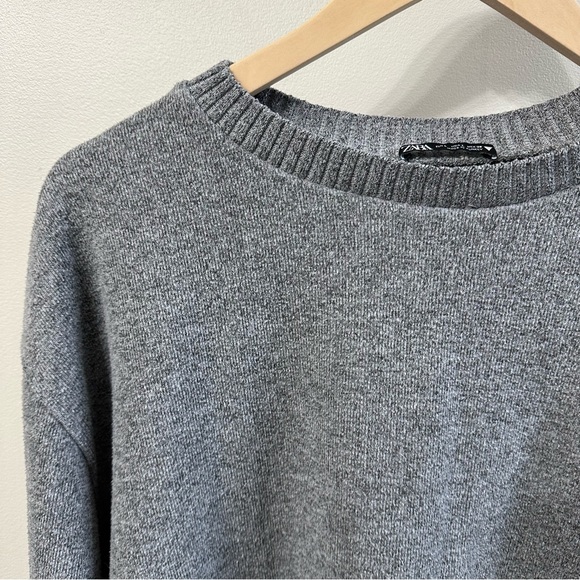 Zara Boxy Relaxed Fit Crewneck Sweater - Picture 4 of 10